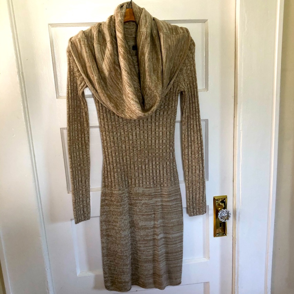 Beautiful cowl necked sweater dress